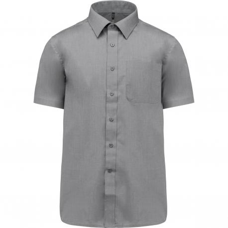 Camisa popelina de polialgodón manga corta de fácil cuidado hombre