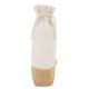 Bolsa vino de algodon y jute natural Ref.CF10148- 