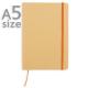 Bloc A5 de papel y cartón ecológico 21x14,5cm Ref.CFB371-NARANJA 