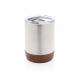 Taza de café al vacío pequeña de corcho RCS Re-steel Ref.XDP43505-PLATA 
