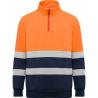 Sudadera de alta visibilidad con media cremallera SPICA