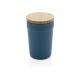 Taza GRS RPP con tapa de bambú FSC® Ref.XDP43329-AZUL 