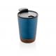 Taza de café de corcho y acero inoxidable GRS RPP Ref.XDP43507-AZUL 