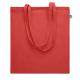 Bolsa personalizada de algodón orgánico Onel Ref.MDMO6711-ROJO 