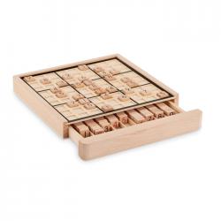 Juego de mesa madera Sudoku