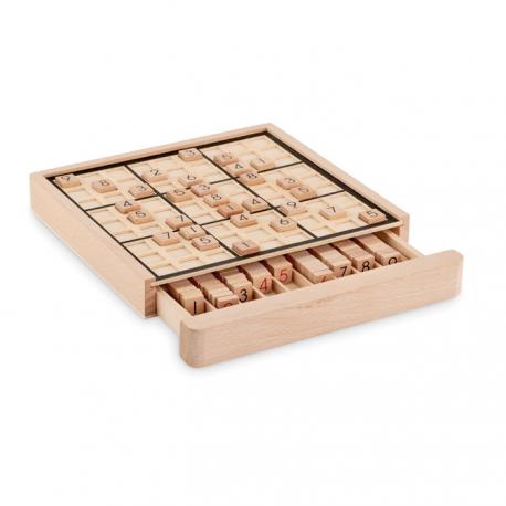 Juego de mesa madera Sudoku