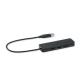 Hub usb-c de 4 puertos Hubbie Ref.MDMO6811-NEGRO 