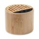 Altavoz redondo de bambú Round lux Ref.MDMO6818-MADERA 