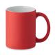 Taza publicitaria de color mate 300ml Dublin colour Ref.MDMO6849-ROJO 