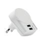 Cargador usb skross euro (2xa) Euro usb charger 2xa Ref.MDMO6882-BLANCO 