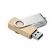 Usb de bambú techmate 16gb mo6898-40  Ref.MDUMO689816G-MADERA 