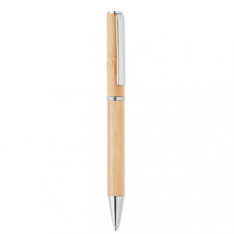 Bolígrafo giratorio de bambú Naira