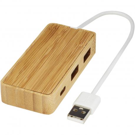 Hub USB de bambú Tapas