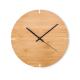 Reloj redondo pared de bambú Esfere Ref.MDMO6792-MADERA 