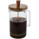 Cafetera de prensa francesa de 600 ml ivorie Ivorie Ref.PF113312-TRANSPARENTE/MADERA 