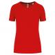 Camiseta deporte material reciclado mujer Ref.TTPA4013-RED