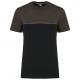 Camiseta bicolor ecorresponsable manga corta - unisex Ref.TTWK304-NEGRO/GRIS OSCURO