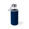 Botella de agua personalizada de cristal 420ml con funda Dokath