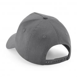 Gorra de 5 paneles con parche extraíble