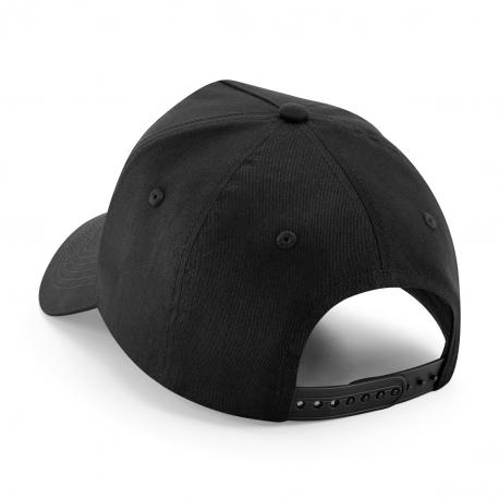Gorra de 5 paneles con parche extraíble