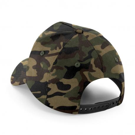 Gorra de 5 paneles con parche extraíble