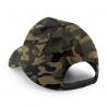 Gorra de 5 paneles con parche extraíble