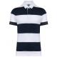 Polo a rayas manga corta unisex Ref.TTK286-STRIPES MARINAS/BLANCAS