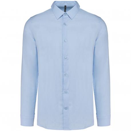 Camisa oxford de manga larga para hombre