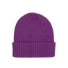 Gorro punto canalé con dobladillo