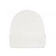Gorro punto canalé con dobladillo Ref.TTKP950-BLANQUECINO 