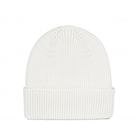 Gorro punto canalé con dobladillo