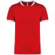 Camiseta rugby manga corta  unisex Ref.TTPA4027-ROJO DEPORTIVO