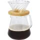 Cafetera de vidrio de 500 ml Geis Ref.PF113313-TRANSPARENTE/NATURAL 