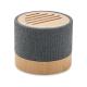Altavoz inalámbrico rpet bambú Bool Ref.MDMO6847-NEGRO 