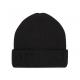 Gorro de punto canalé con doble dobladillo Ref.TTKP951-NEGRO 