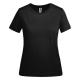 Camiseta gruesa de mujer en manga corta de algodón VEZA WOMAN Ref.RCA6563-NEGRO
