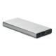 Power bank de 10000 mah Powerflat 8 c Ref.MDMO6770-PLATA MATE 