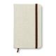 Cuaderno a6 con tapa de canvas Rundo + Ref.MDMO6930-BEIG 