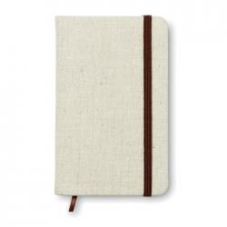 Cuaderno a6 con tapa de canvas 