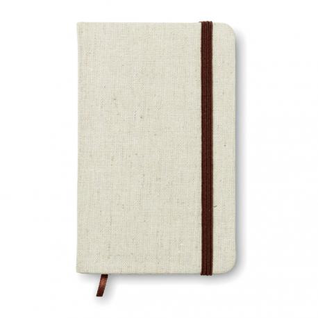 Cuaderno a6 con tapa de canvas 