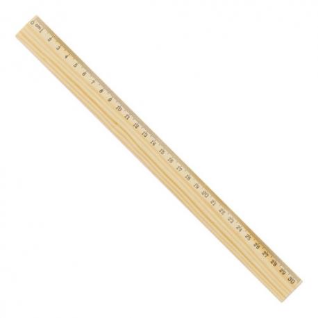 Regla de madera 