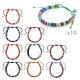 Set 10 pulseras 'friendship' Ref.CF10236- 