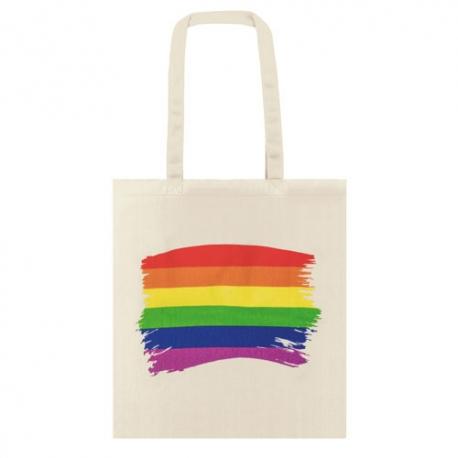 Bolsa de algodón promocional 'rainbow'