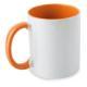 Mug de cerámica para sublimación Cartagena 330ml Ref.CF61700-NARANJA 