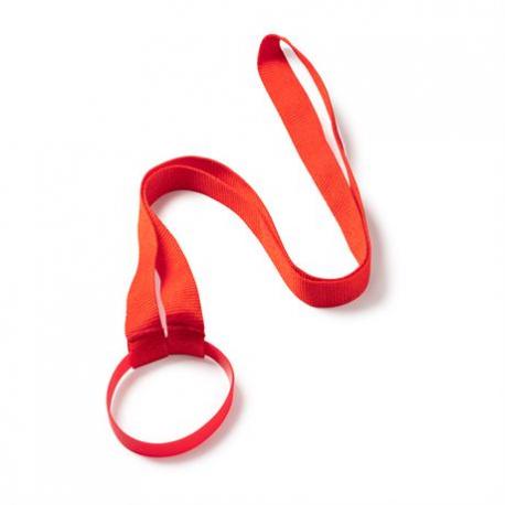 Lanyard portavasos con banda de silicona adaptable ALDAZ