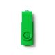 Memoria USB con cuerpo de ABS y clip giratorio metálico a juego RIOT Ref.RUS4192-VERDE OSCURO