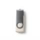 Memoria USB de fibra de trigo y clip giratorio metálico VENAK Ref.RUS4194-CRUDO