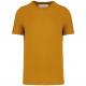 Camiseta slub ecorresponsable cuello redondo y manga corta Ref.TTKNS303-CURCUMA