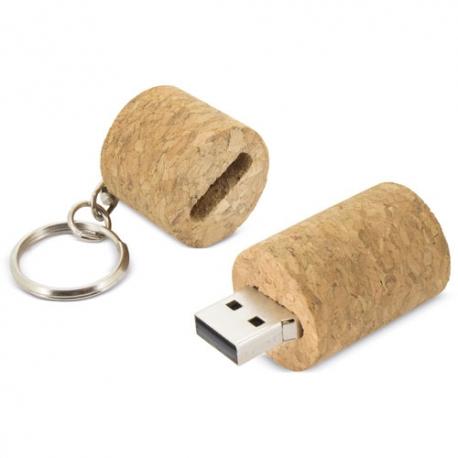 Llavero corcho usb