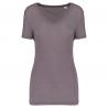 Camiseta lyocell tencel™ cuello de pico manga corta
